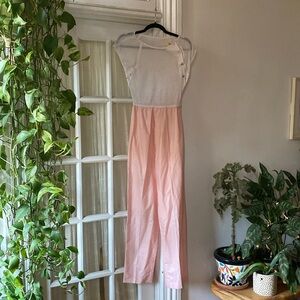 Vintage mesh and pink jumpsuit, size small